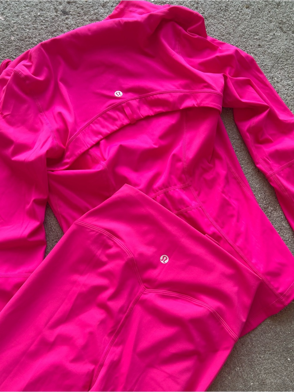 lululemon athletica Bright Pink Track Jacket & Joggers Set - Picture 3 of 5